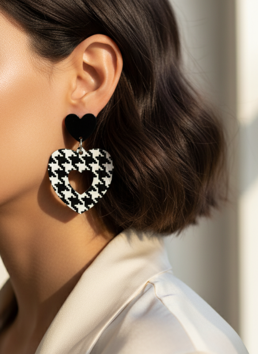 💘Aros Corazón que Robarán Miradas ¡Recibe GRATIS su Estuche de Regalo!😍