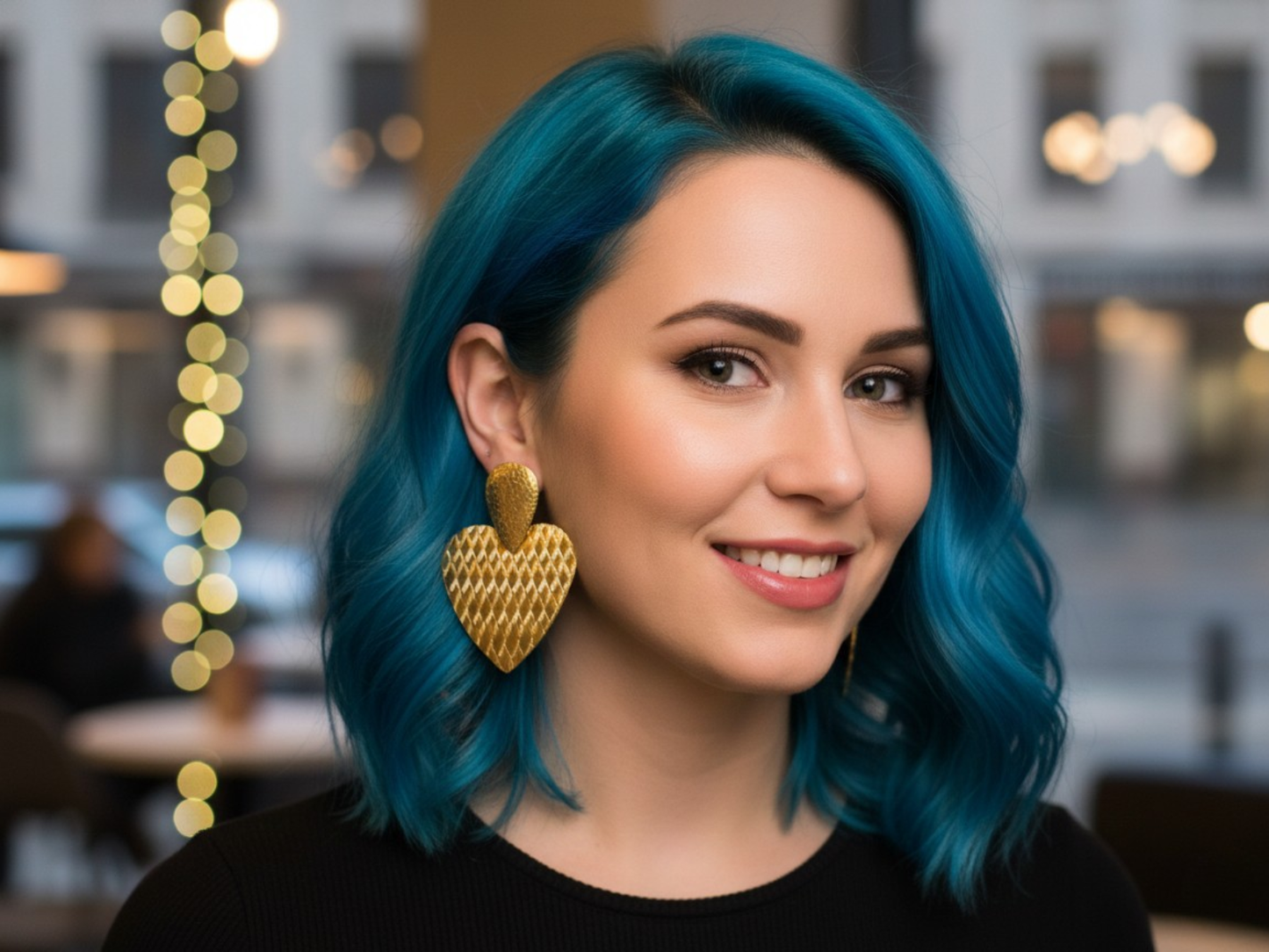 💓 Aros Corazón con Textura