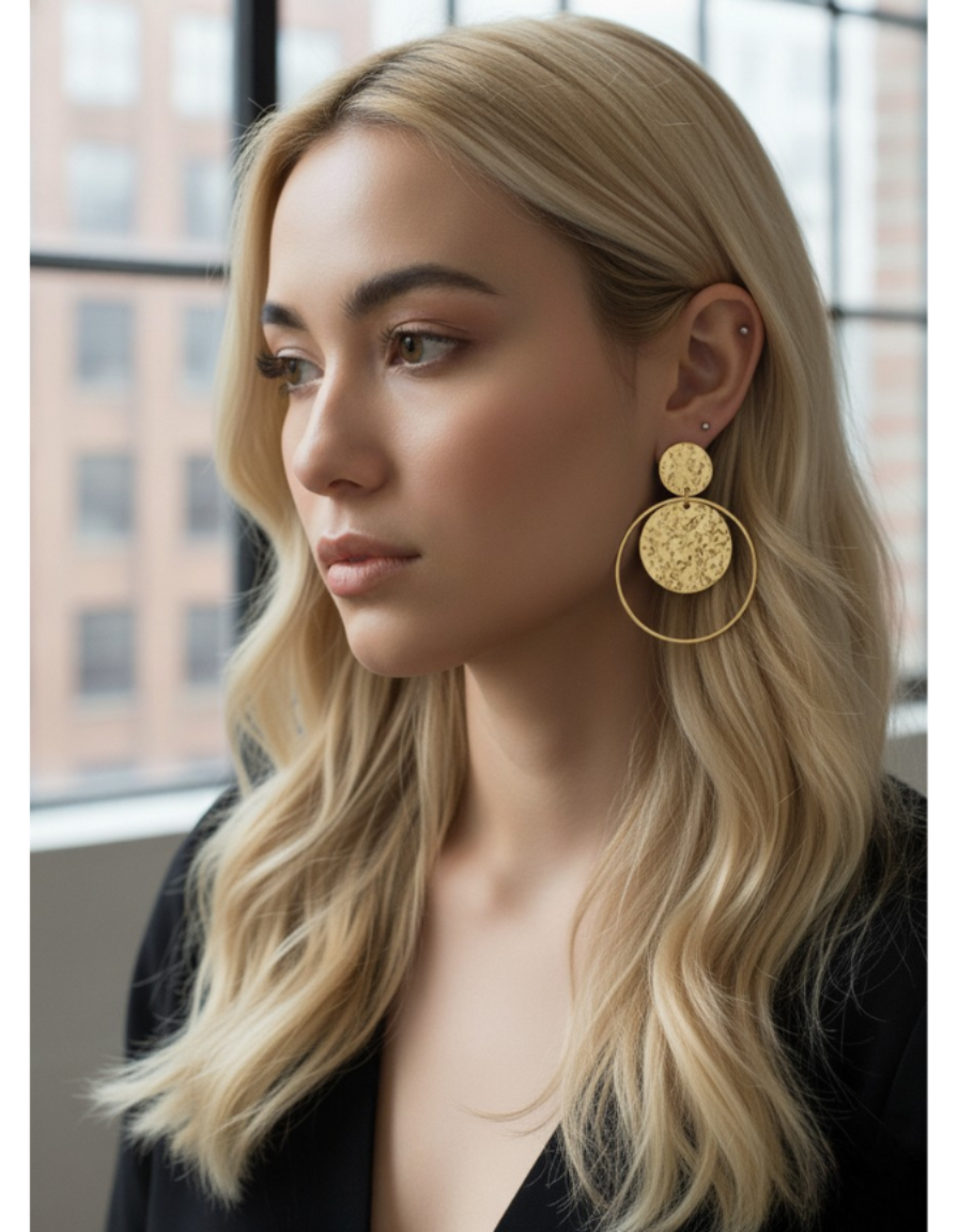 ✨Aros Colgantes ¡Recibe GRATIS su Estuche de Regalo!✨