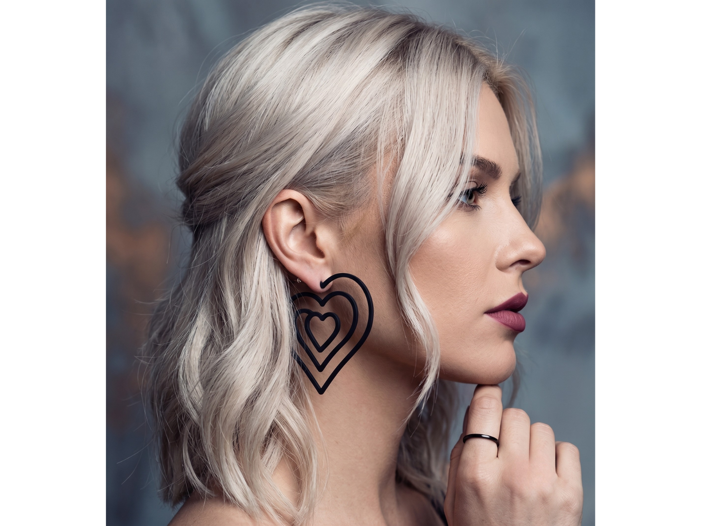 Aros Tendencia Negro 💞