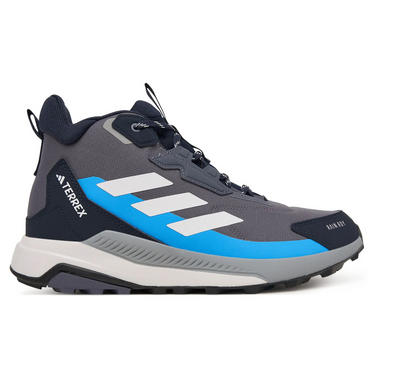 Zapatos Terrex Adidas Senderismo Anylander Mid Rain Gris Azul