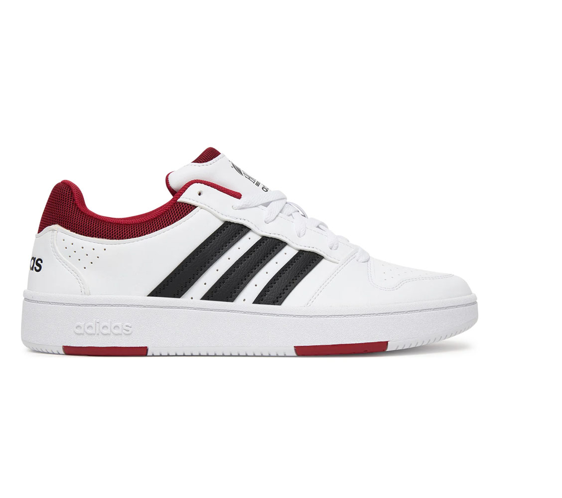 Zapatillas Adidas Hoops Classic Blanco Rojo