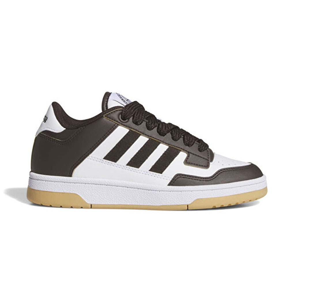 Zapatillas Adidas Niño Rapid Court Low Blanco Café