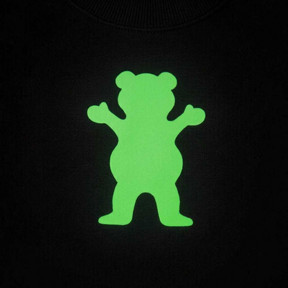 Polera Hombre Grizzly Griptape OG Bear Negro Verde