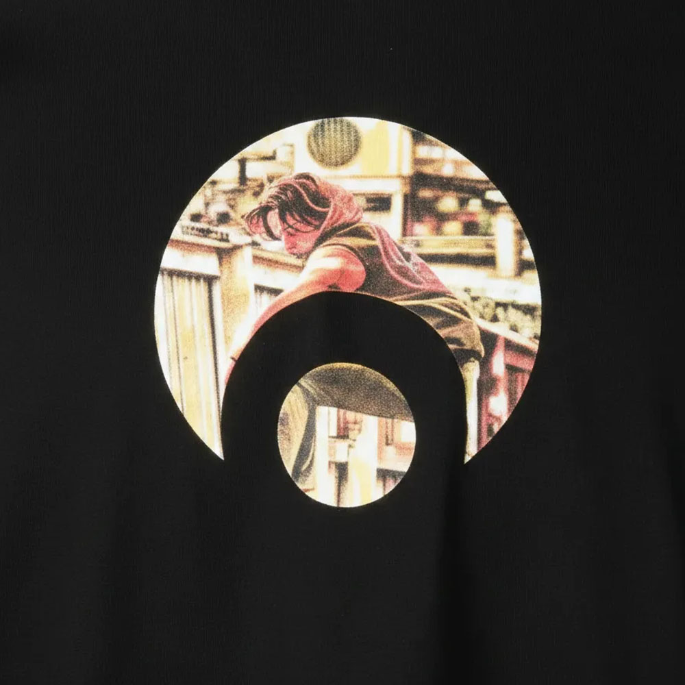 Polera Hombre Manga Larga Osiris Swan Negro