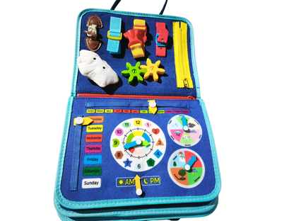 Maleta Sensorial Montessori Niño🦕📚✨