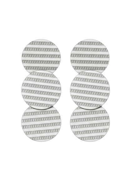 💓Aros Triple Disco Lineal