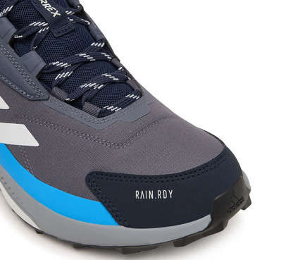 Zapatos Terrex Adidas Senderismo Anylander Mid Rain Gris Azul