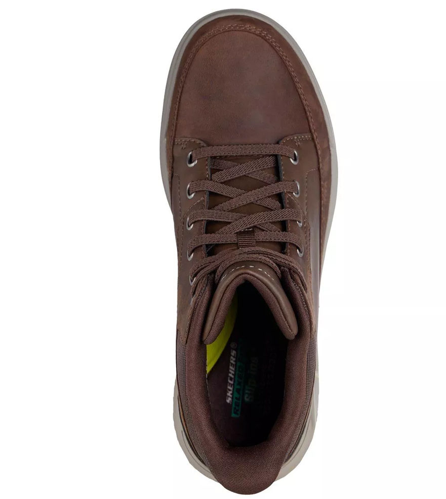 Zapatillas Hombre Skechers Slip-Ins Sterling Caña Alta Marrón 211233-BRN