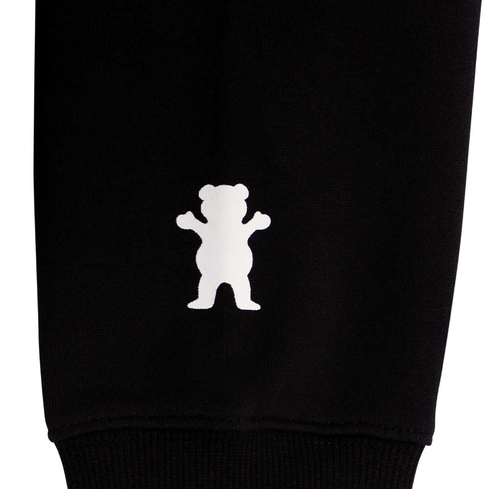 Polerón Hombre Grizzly Griptape Print Script Negro