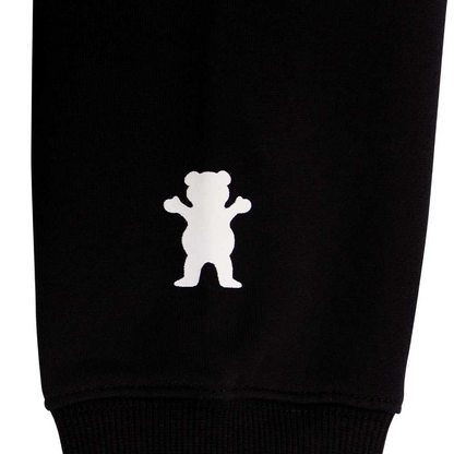 Polerón Hombre Grizzly Griptape Print Script Negro