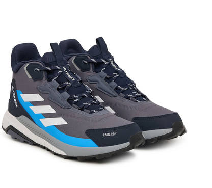 Zapatos Terrex Adidas Senderismo Anylander Mid Rain Gris Azul