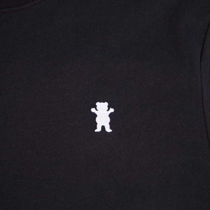 Polera Hombre Grizzly Griptape Embroidered OG Bear Negro