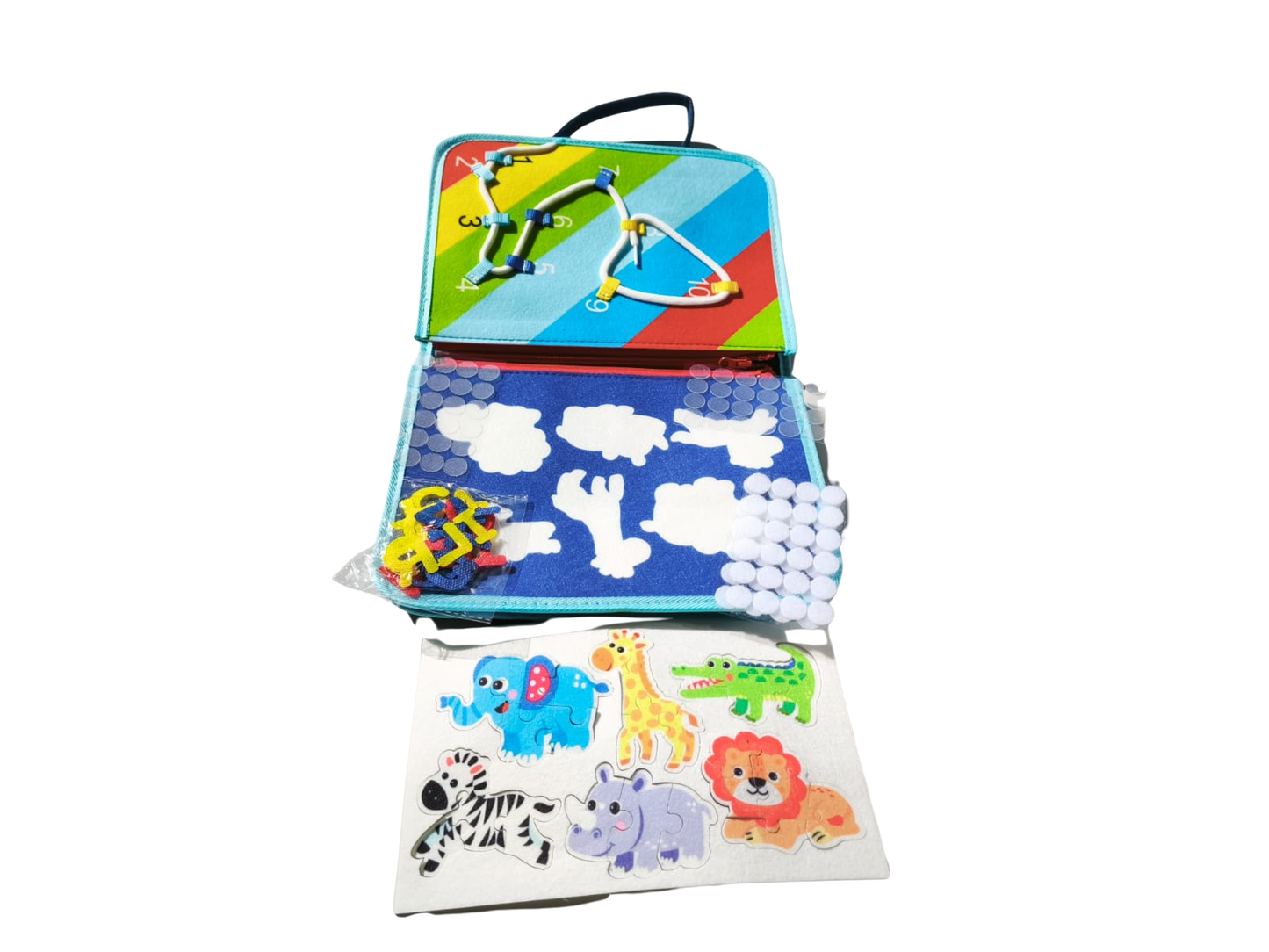 Maleta Sensorial Montessori Niño🦕📚✨