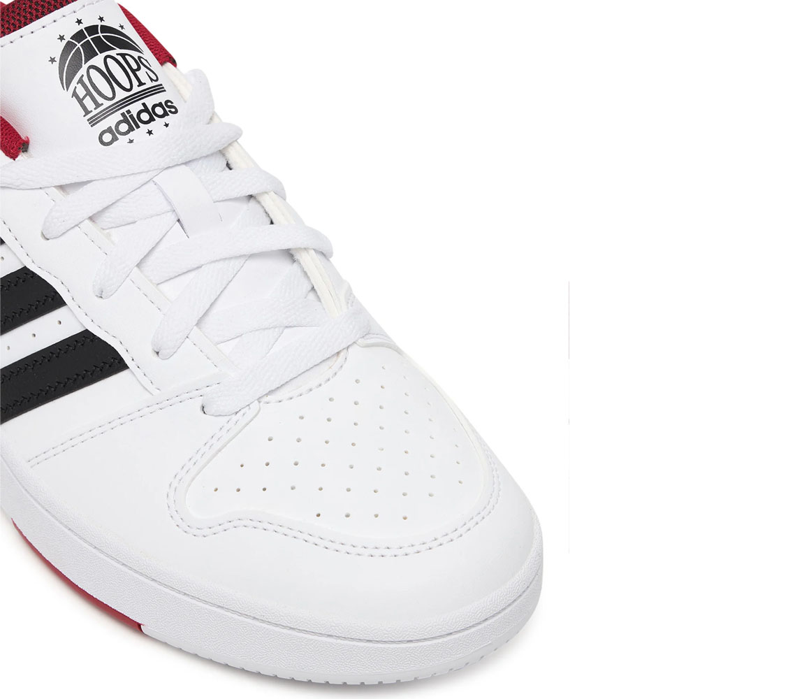 Zapatillas Adidas Hoops Classic Blanco Rojo