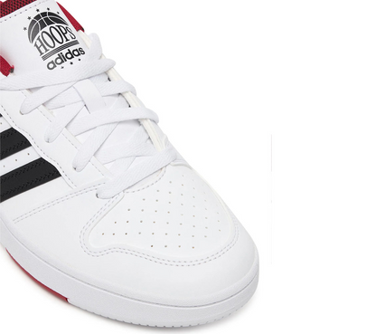 Zapatillas Adidas Hoops Classic Blanco Rojo