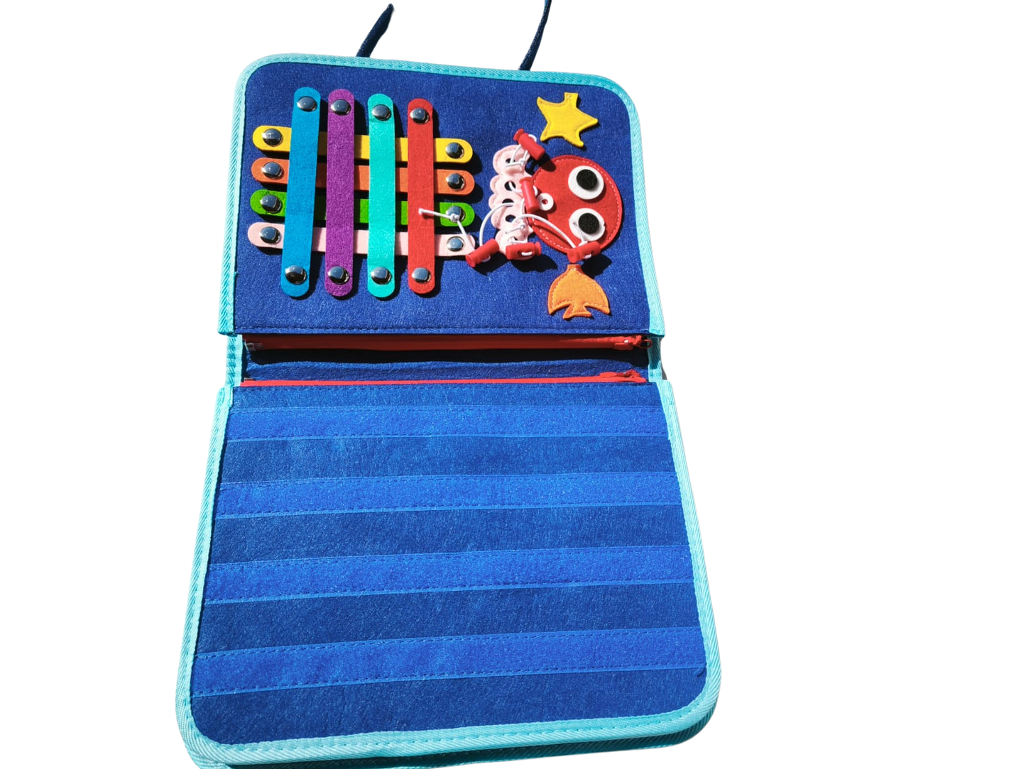 Maleta Sensorial Montessori Niño🦕📚✨