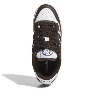 Zapatillas Adidas Niño Rapid Court Low Blanco Café