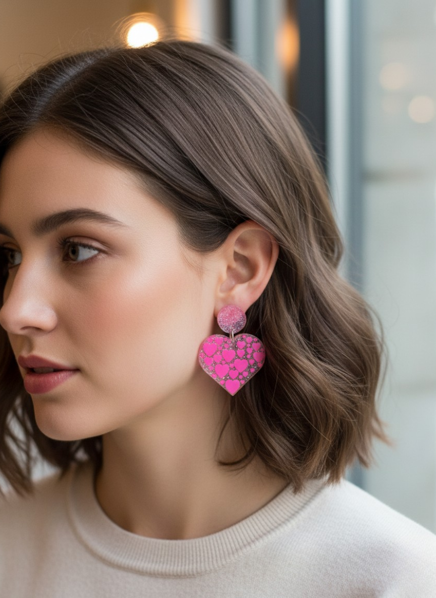 💖Aros Heart Pop ¡Recibe GRATIS su Estuche de Regalo!💖