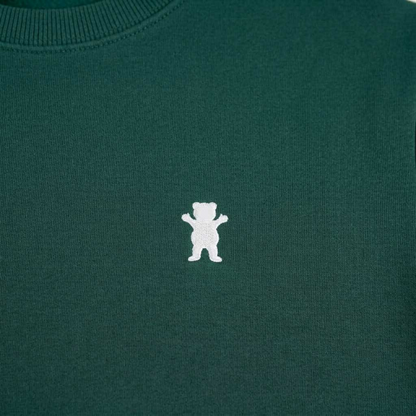 Polera Hombre Grizzly Griptape Embroidered OG Bear Verde