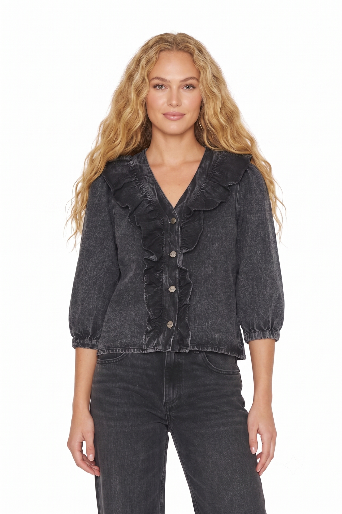 Blusa Celine Negra