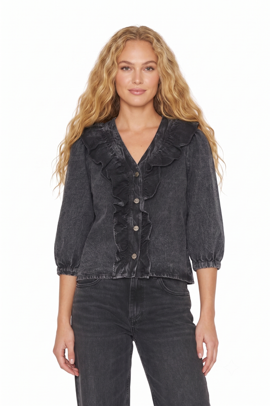 Blusa Celine Negra