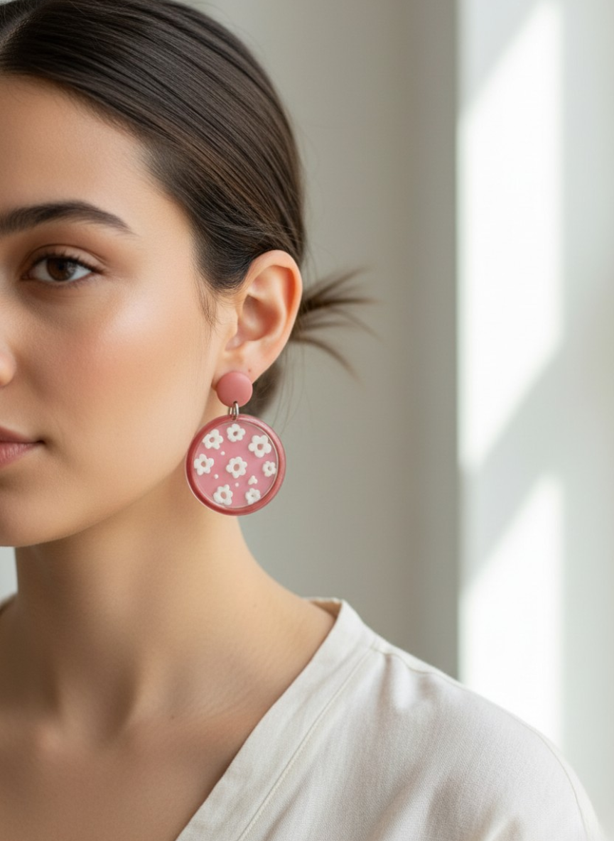 🌸Aros Flower Power ¡Recibe GRATIS su Estuche de Regalo!💖