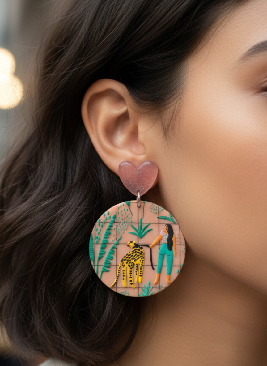 💚Aros Paseo Salvaje ¡Recibe GRATIS su Estuche de Regalo!🐆🌿