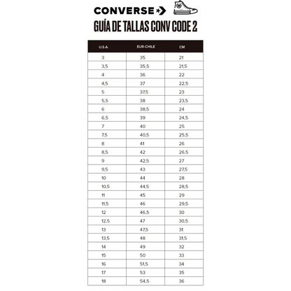 Zapatillas Converse Conv Code 2 Urbanas Unisex Blanco