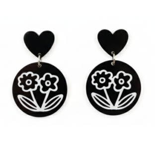 ✨Aros Florales con Corazón✨