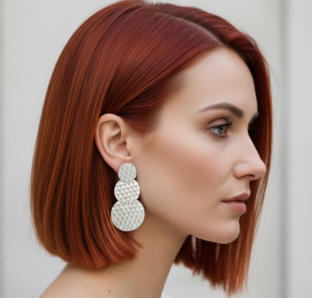 💖Aros Triple Círculo "Chic & Shine"💓