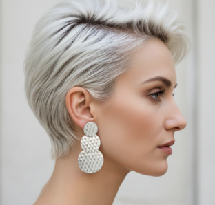 💖Aros Triple Círculo "Chic & Shine"💓