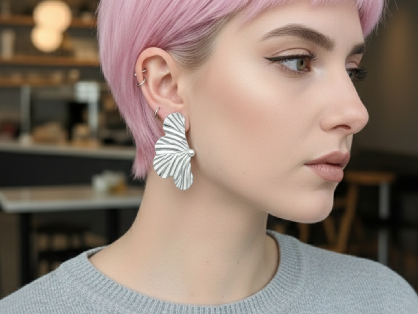 💓 Aros Estilo Vintage Texturizado 🎁