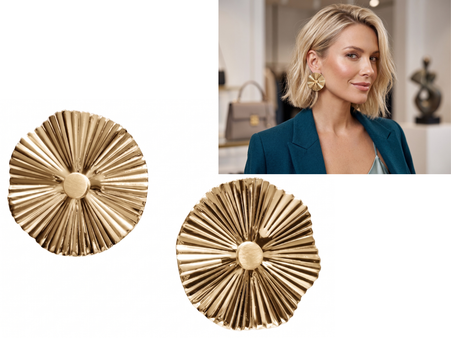✨Aros Golden Pleats✨