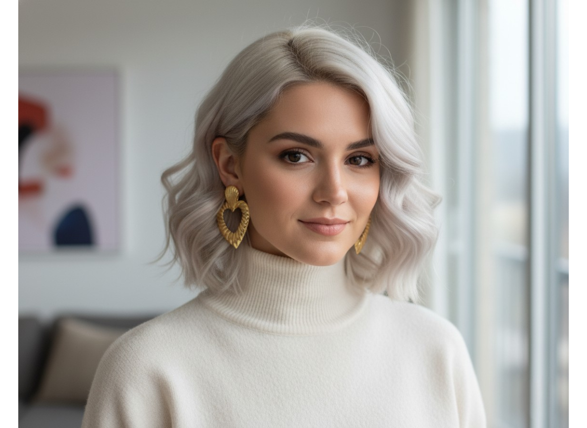 💛Aros Corazón Dorado con Textura ¡Recibe GRATIS su Estuche de Regalo!💛