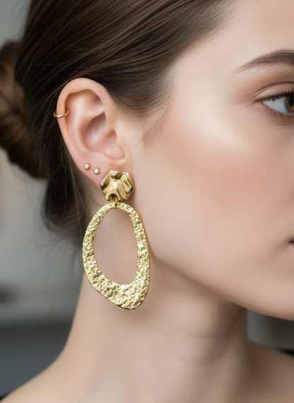 💎Aros Textura Única. Estilo Inigualable ¡Recibe GRATIS su Estuche de Regalo!💎