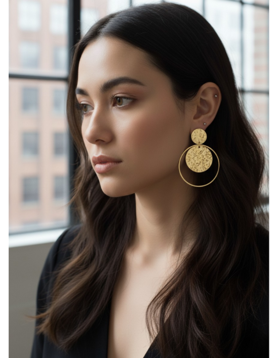 ✨Aros Colgantes ¡Recibe GRATIS su Estuche de Regalo!✨