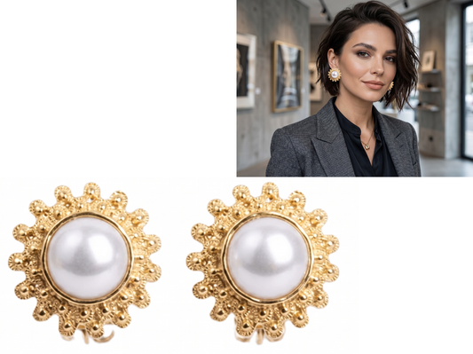 Aros Dorado !Incluye estuche de regalo! 💓