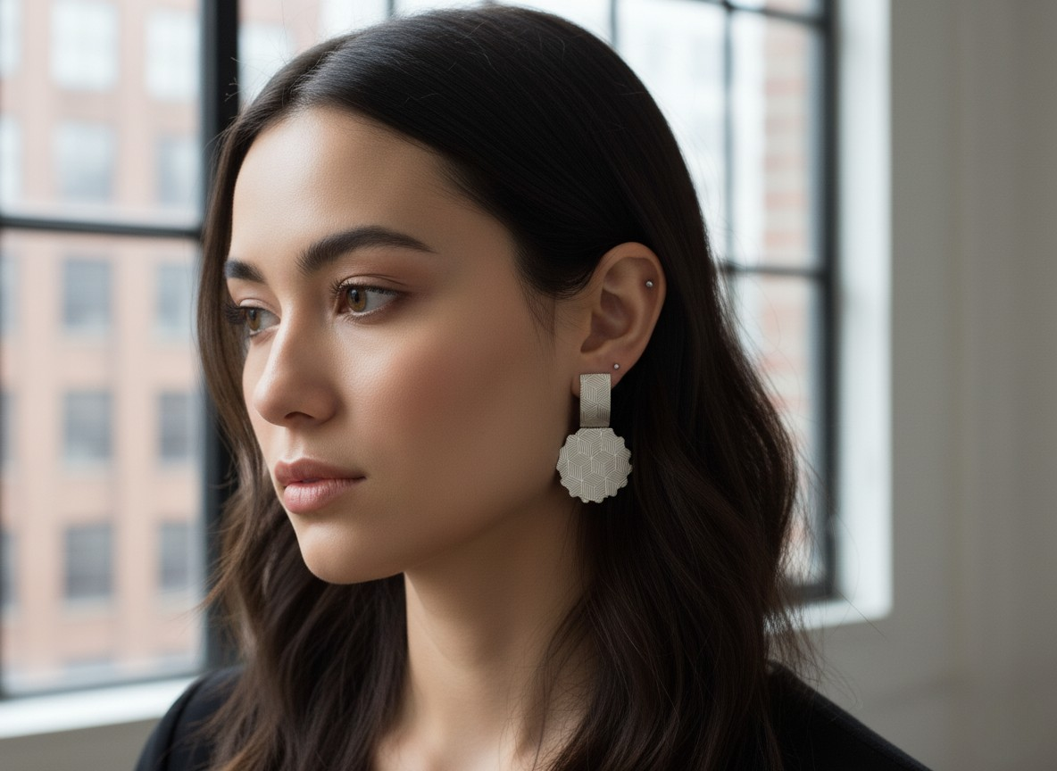 💖Aros Geométricos Modernos ¡Recibe GRATIS su Estuche de Regalo!💖