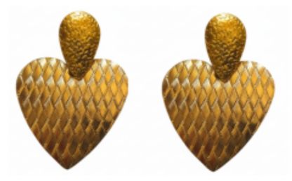 💓 Aros Corazón con Textura