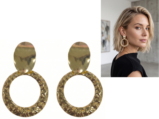 Aros Dorado !Incluye estuche de regalo!✨