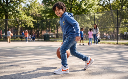 ZAPATILLAS NIÑO NIKE CASUALES BLANCO COURT BOROUGH LOW ESS+ (GS)