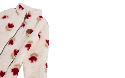 Polerón Polar Sherpa Peludo Estampado