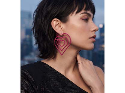 Aros Tendencia Fucsia 🩷