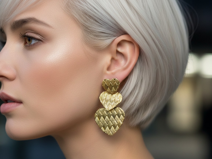 ❤️Aros Triple Corazón❤️