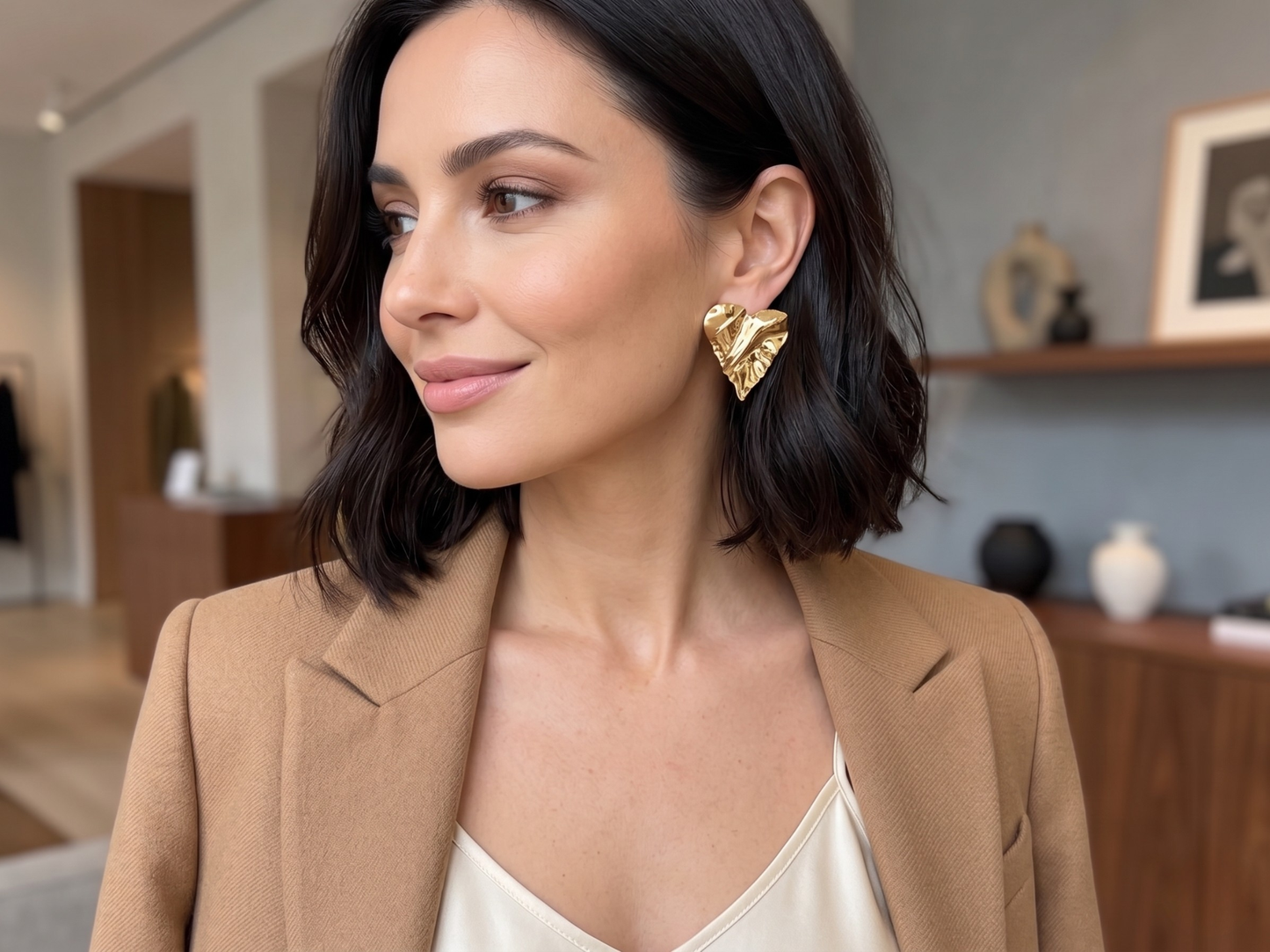 💓Aros Corazón Chic