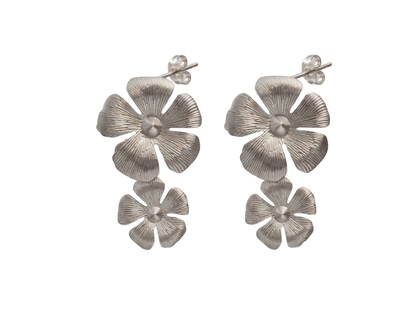 💜Aros de Doble Flor