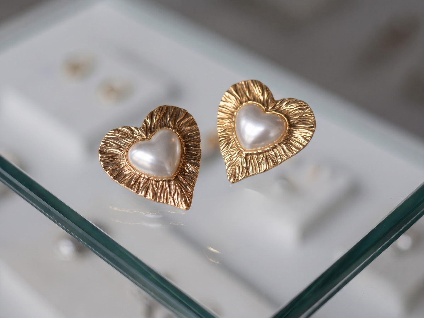 ❤️Aros Corazón Tendencia Chic