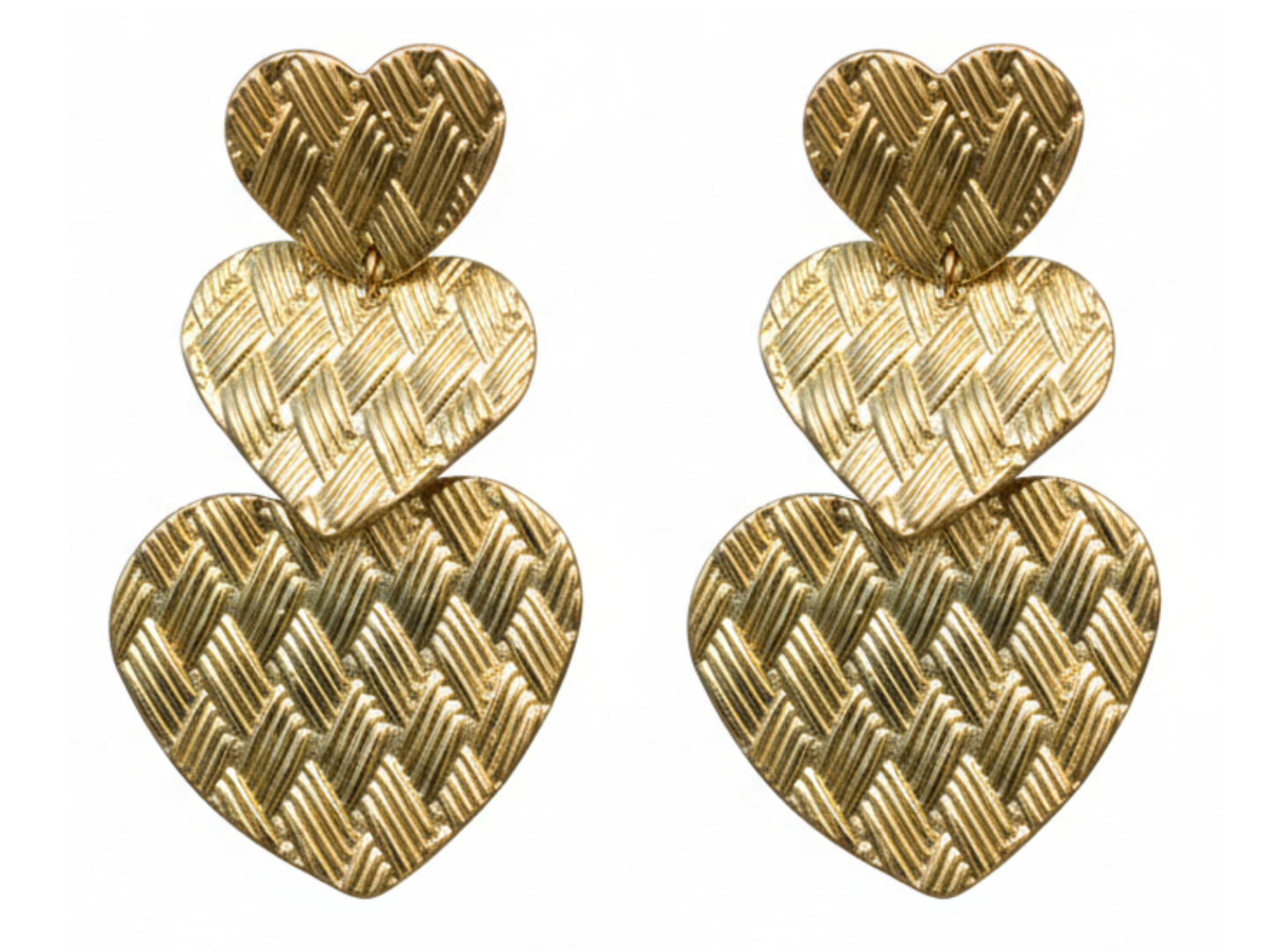 ❤️Aros Triple Corazón❤️