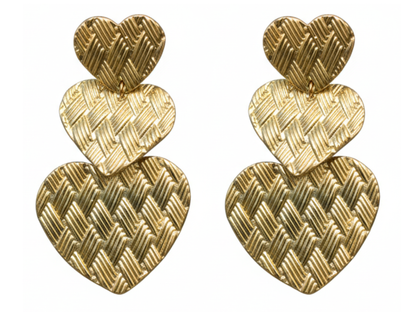 ❤️Aros Triple Corazón❤️